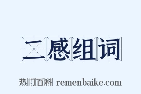 二感组词是什么意思的图片